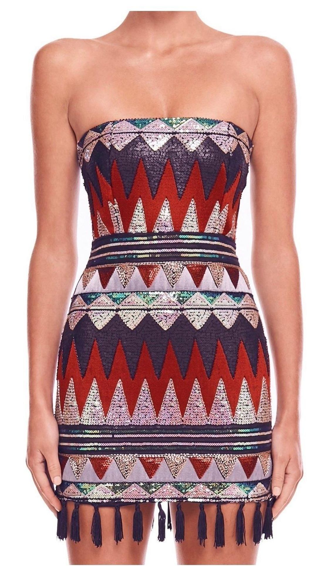 Eliya the Label Perplex Mini Dress Sequin Size XS / Au 6 for rent on The Volte - main image