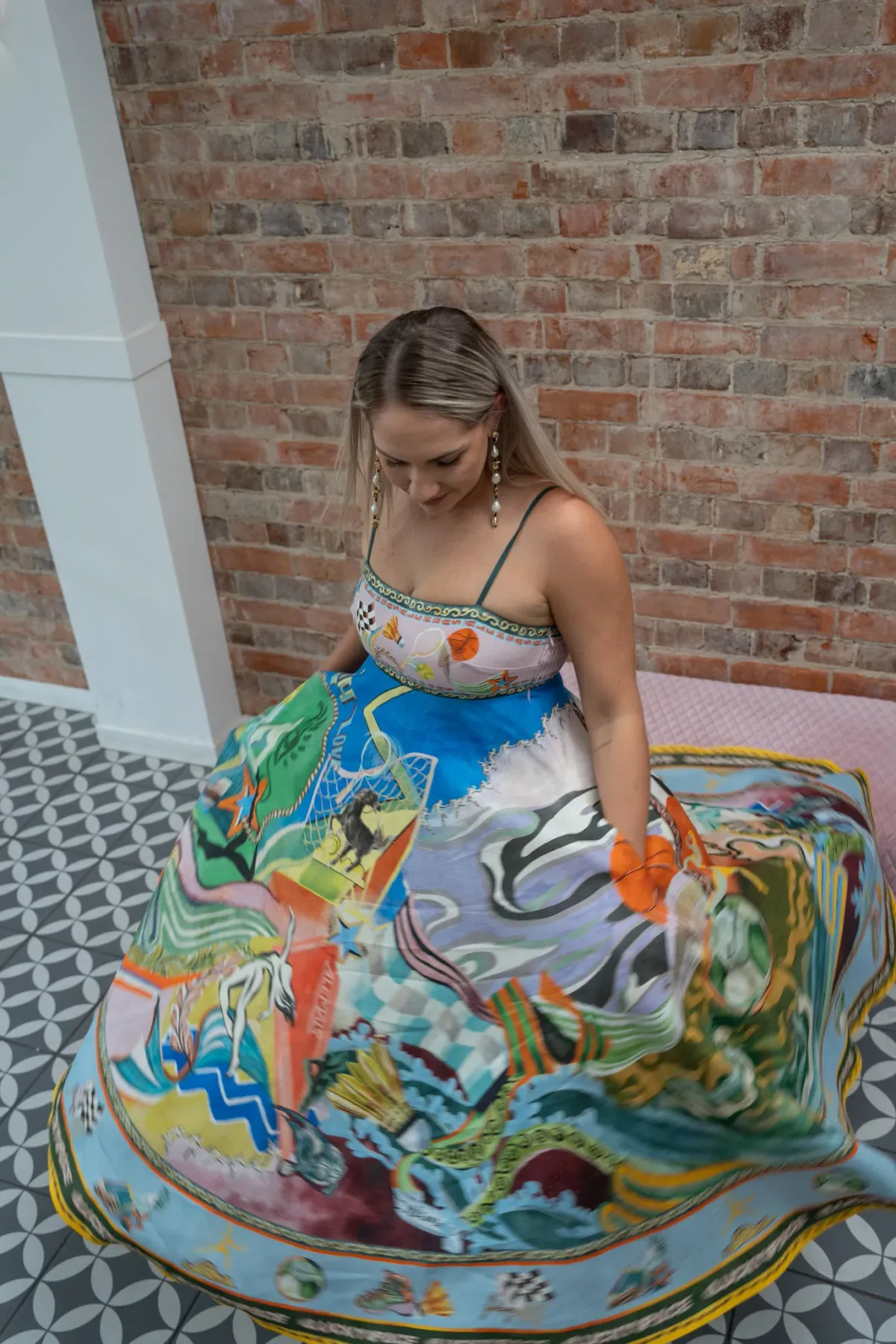 ALEMAIS LUCKY PACE SUNDRESS SIZE 16 - Image 1