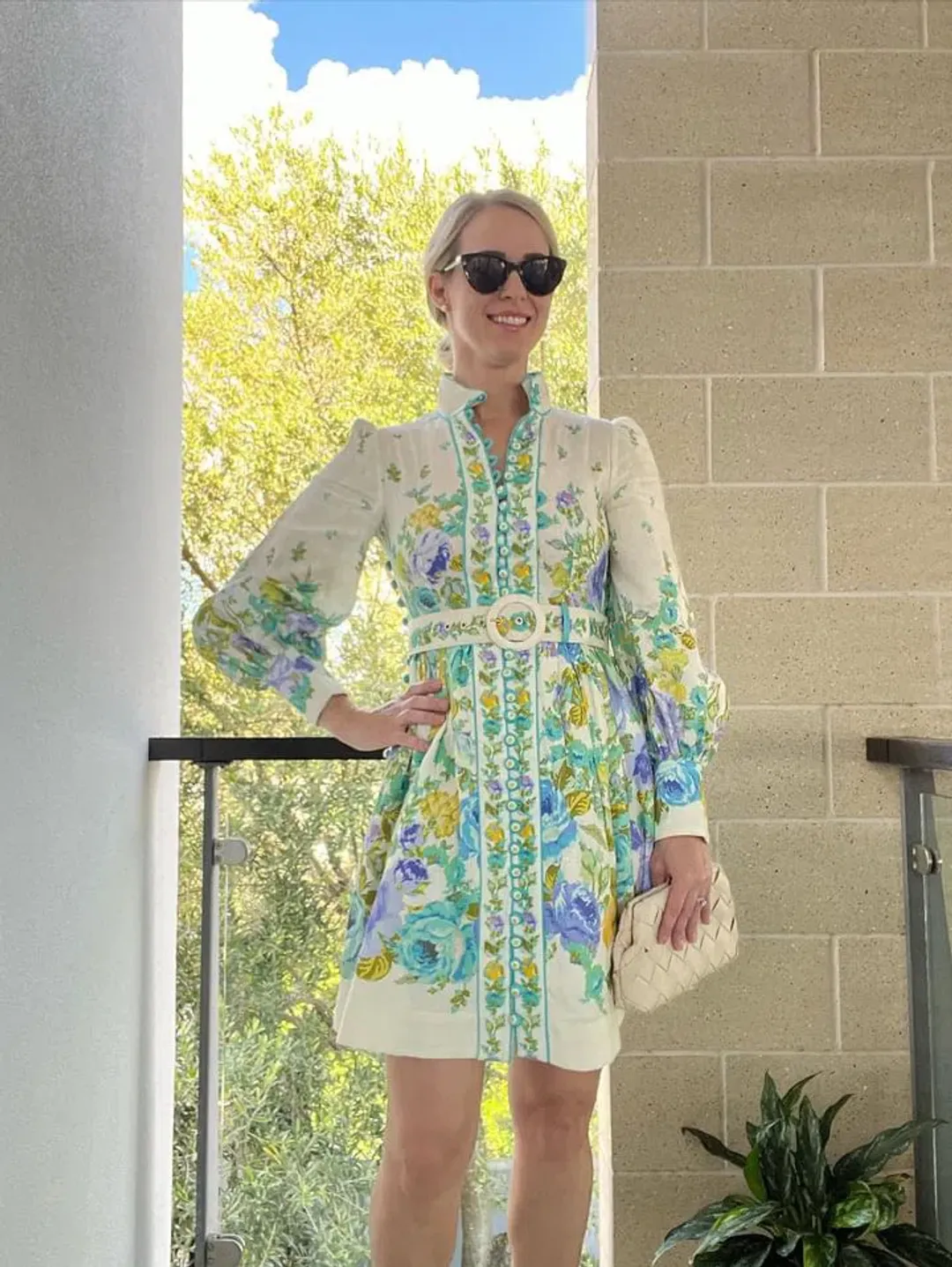 ZIMMERMANN RAIE BUTTONED MINI SIZE 3/14 for rent on The Volte - main image