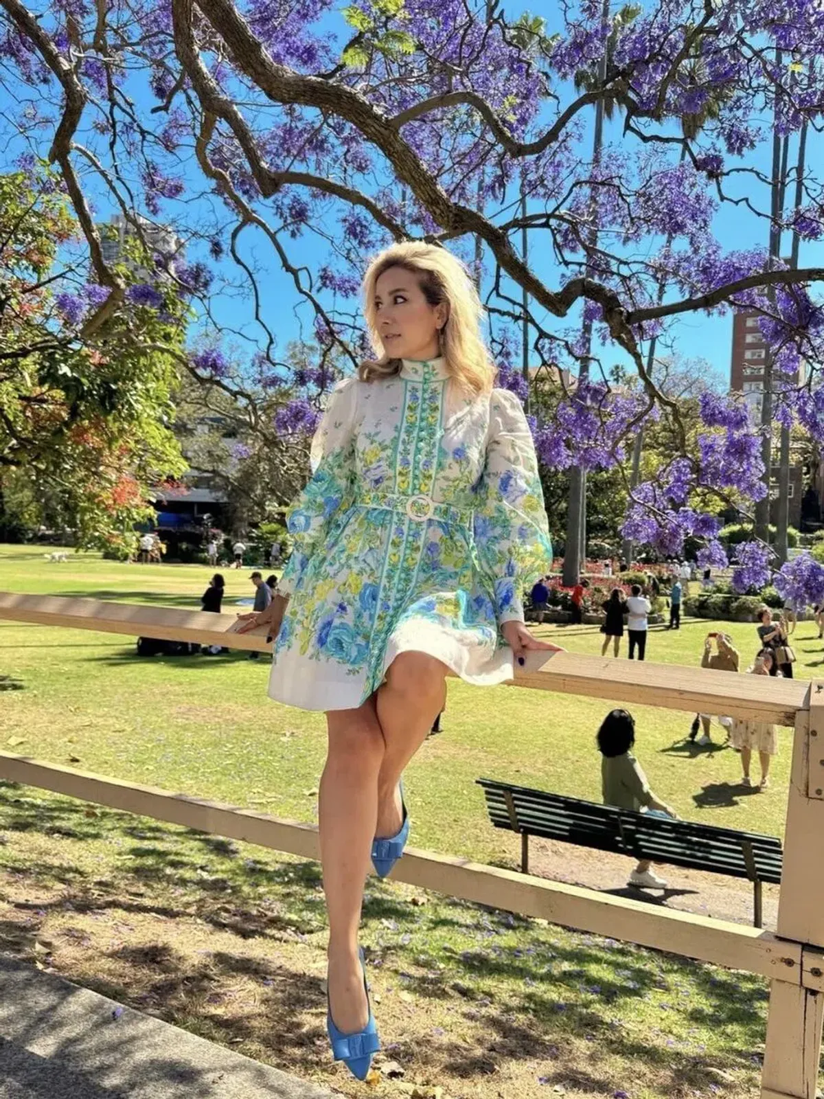 ZIMMERMANN RAIE BUTTONED MINI SIZE 3/14 for rent on The Volte - main image