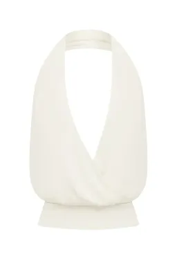 With Jean Sharni Top Size S/AU 8 and Skirt Size XS/AU 6 Set in Off White / Cream for rent on The Volte - image 7