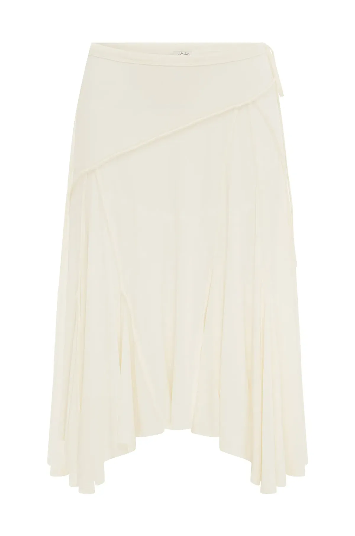 With Jean Sharni Top Size S/AU 8 and Skirt Size XS/AU 6 Set in Off White / Cream - Image 9