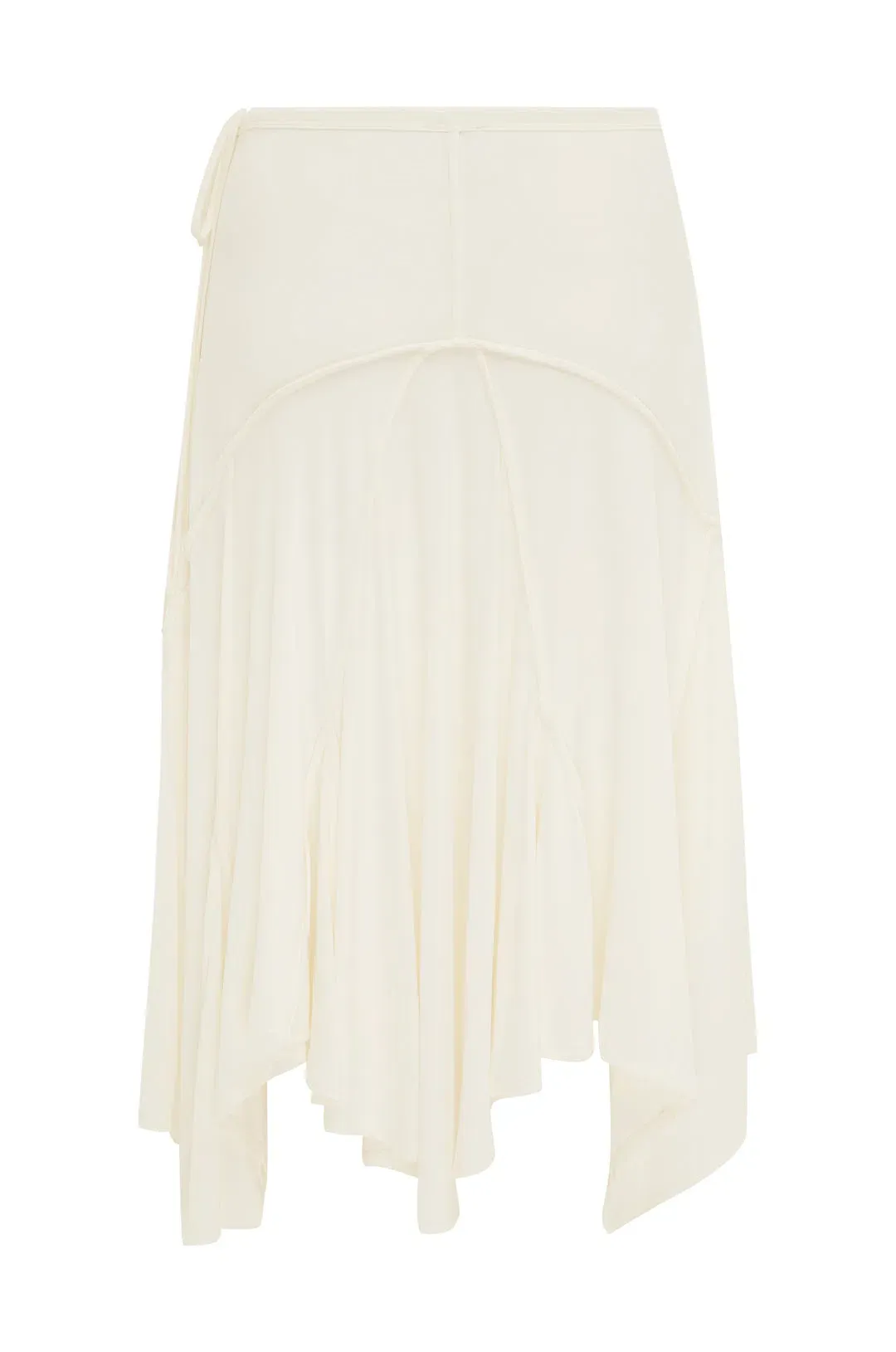 With Jean Sharni Top Size S/AU 8 and Skirt Size XS/AU 6 Set in Off White / Cream for rent on The Volte - main image