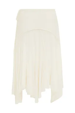 With Jean Sharni Top Size S/AU 8 and Skirt Size XS/AU 6 Set in Off White / Cream for rent on The Volte - image 10
