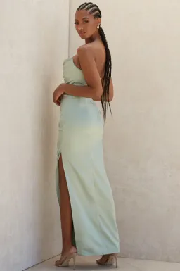 House of CB Adrienne Dress Size 6 in Sage for rent on The Volte - image 3