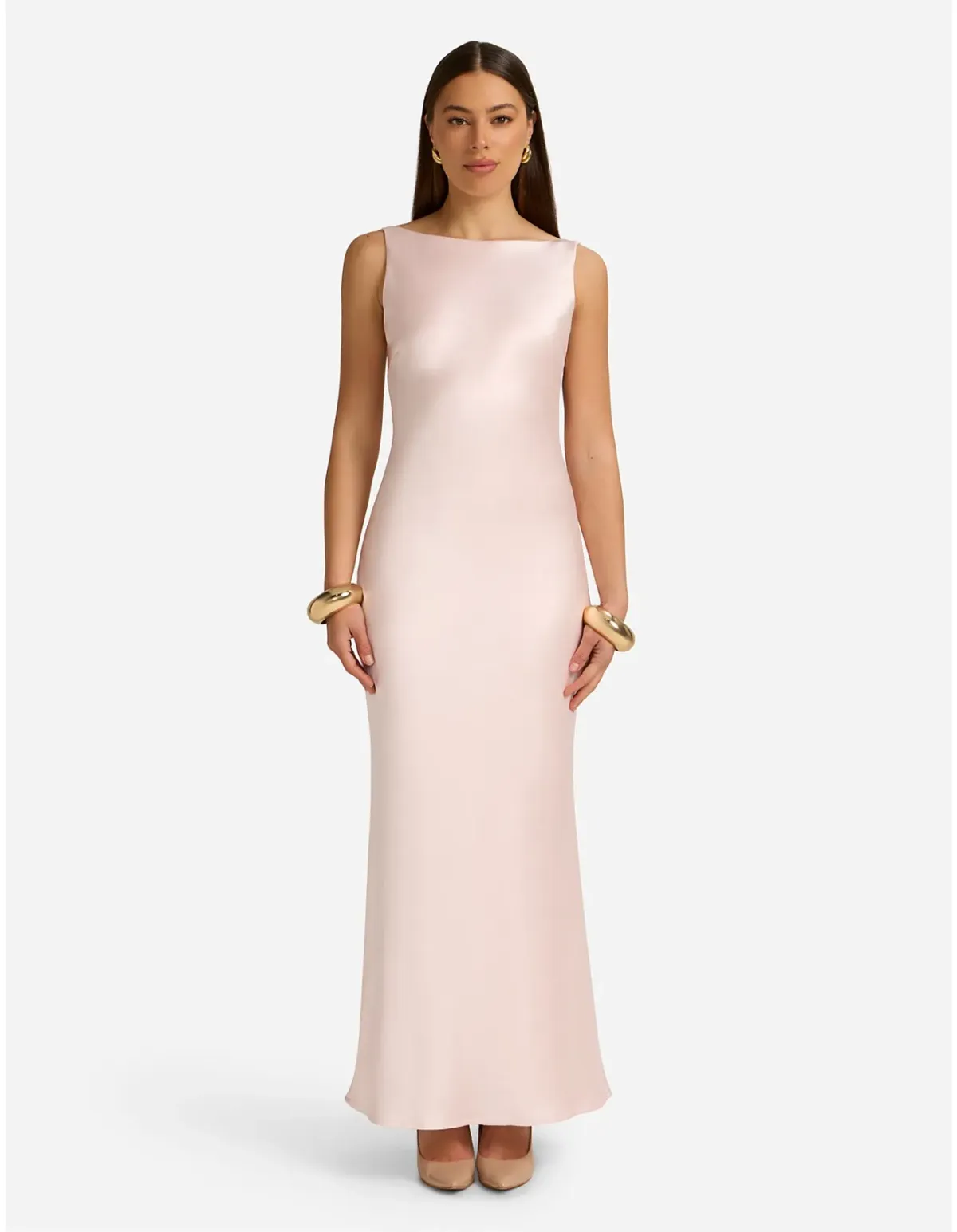 Runaway The Label Samsara Dress Musk Size 8 for rent on The Volte - main image