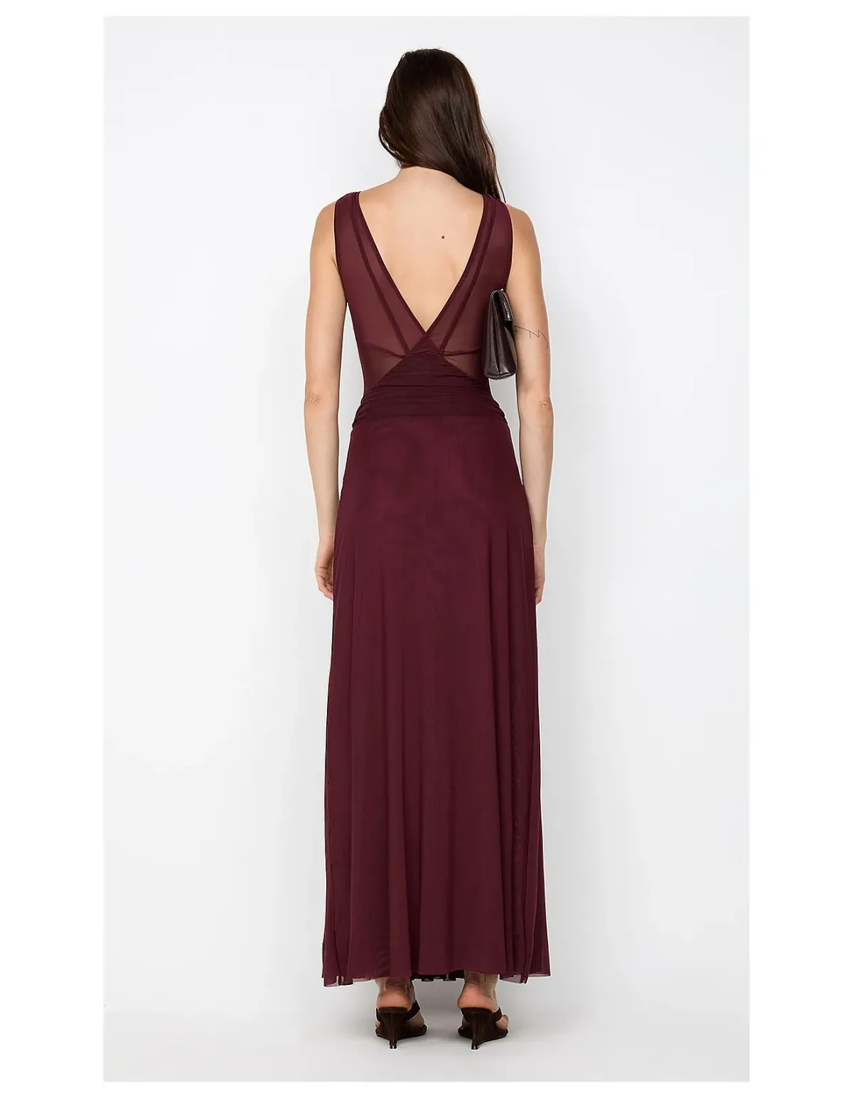 Bec Bridge Jimena Maxi Dress Plum Size 8 - Image 8