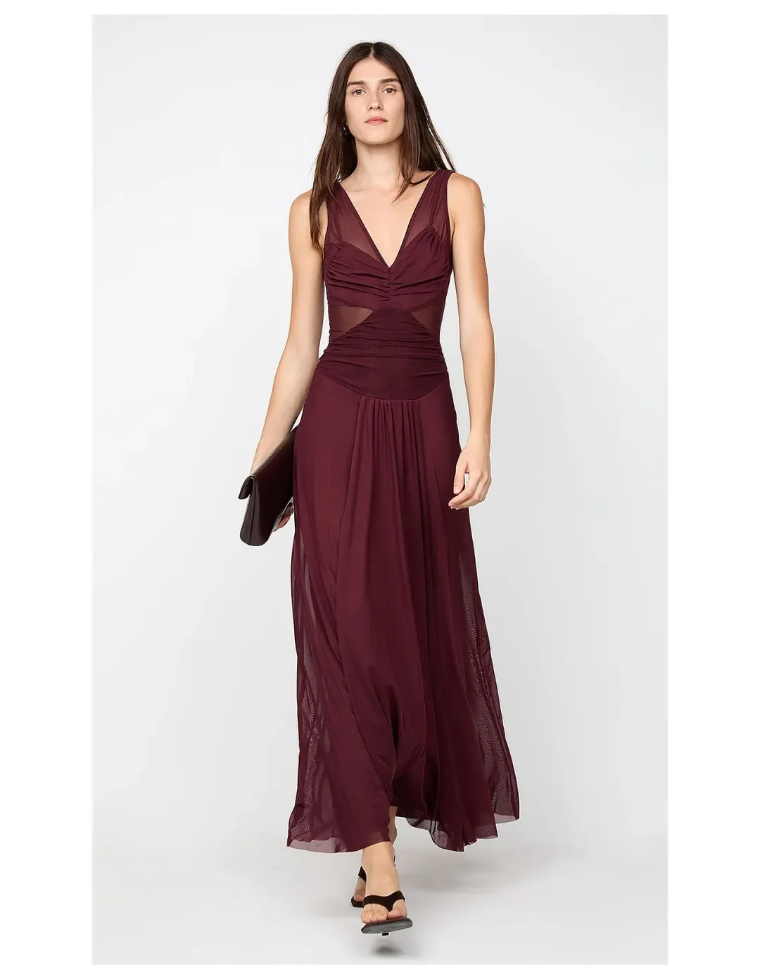 Bec Bridge Jimena Maxi Dress Plum Size 8 for rent on The Volte - main image