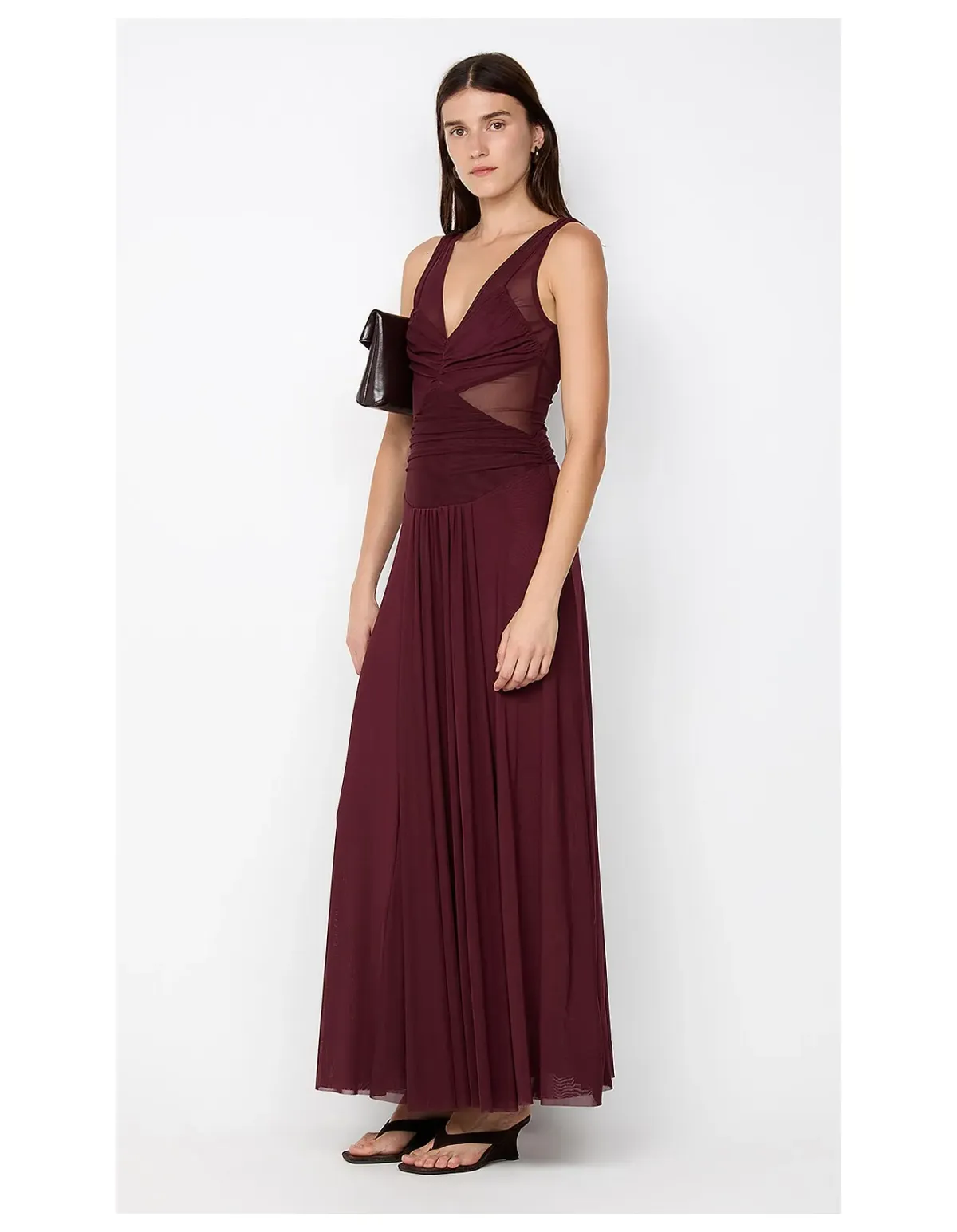 Bec Bridge Jimena Maxi Dress Plum Size 8 - Image 5