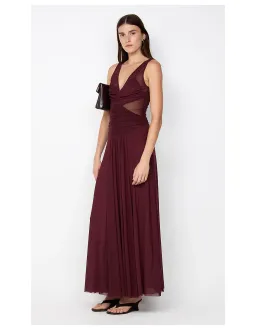 Bec Bridge Jimena Maxi Dress Plum Size 8 for rent on The Volte - image 5