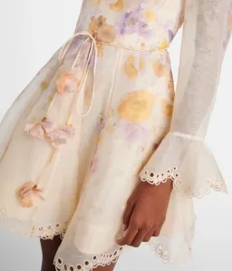 ZIMMERMANN MEMENTO EMBROIDERED MINI SIZE 2/12 for rent on The Volte - image 2