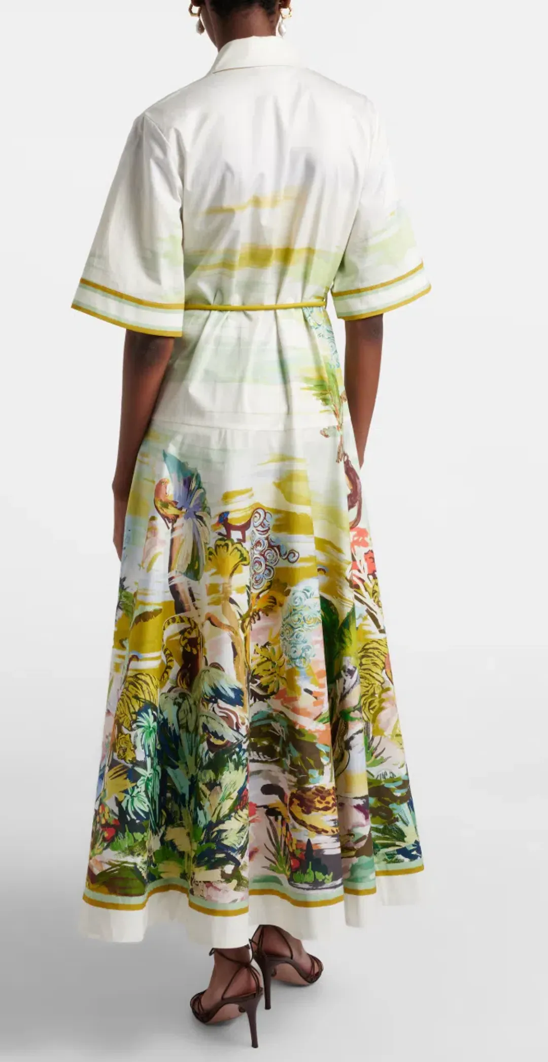 ALEMAIS JUNGLE BOOGIE SHIRTDRESS SIZE 12 for rent on The Volte - main image