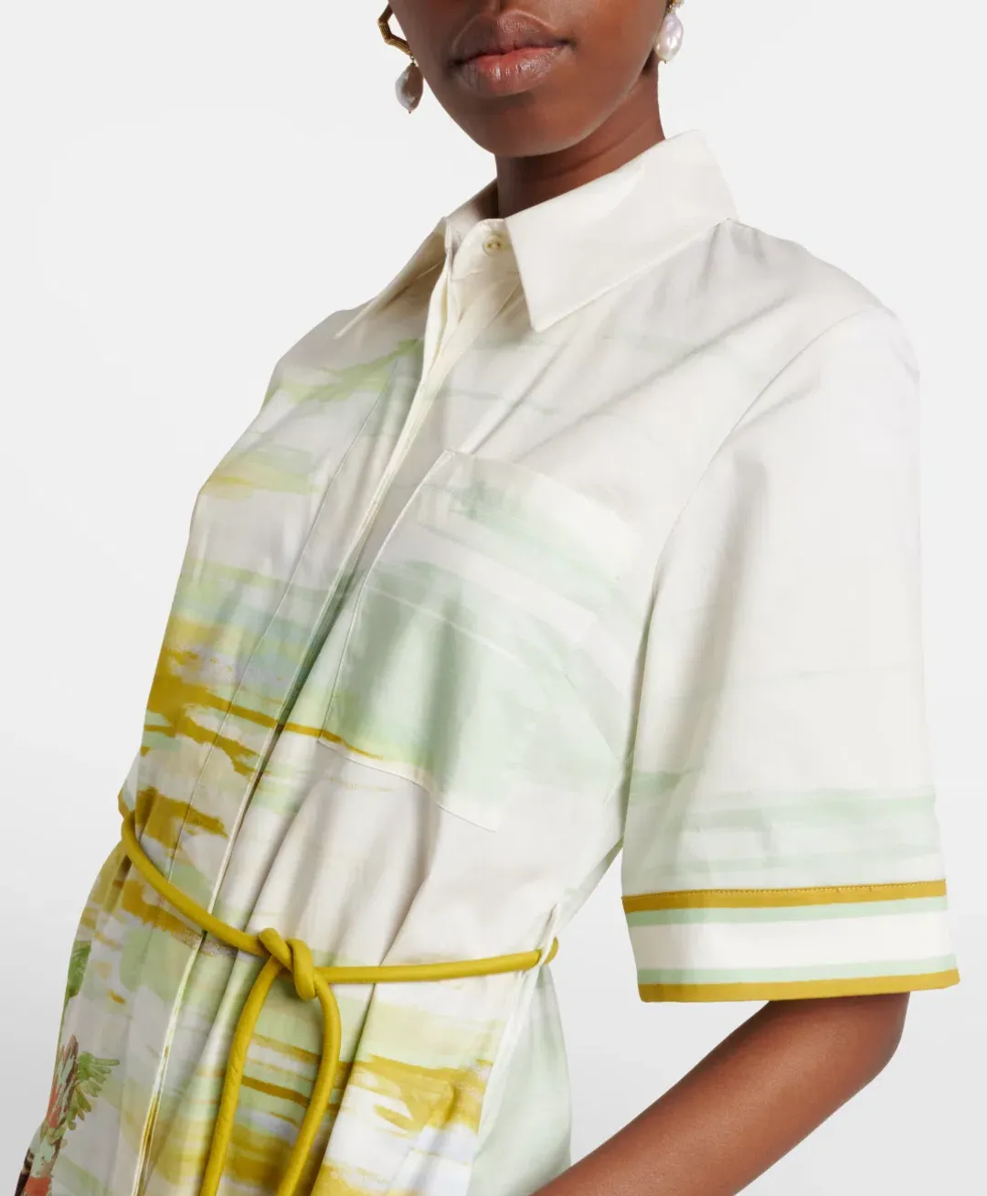 ALEMAIS JUNGLE BOOGIE SHIRTDRESS SIZE 12 for rent on The Volte - main image