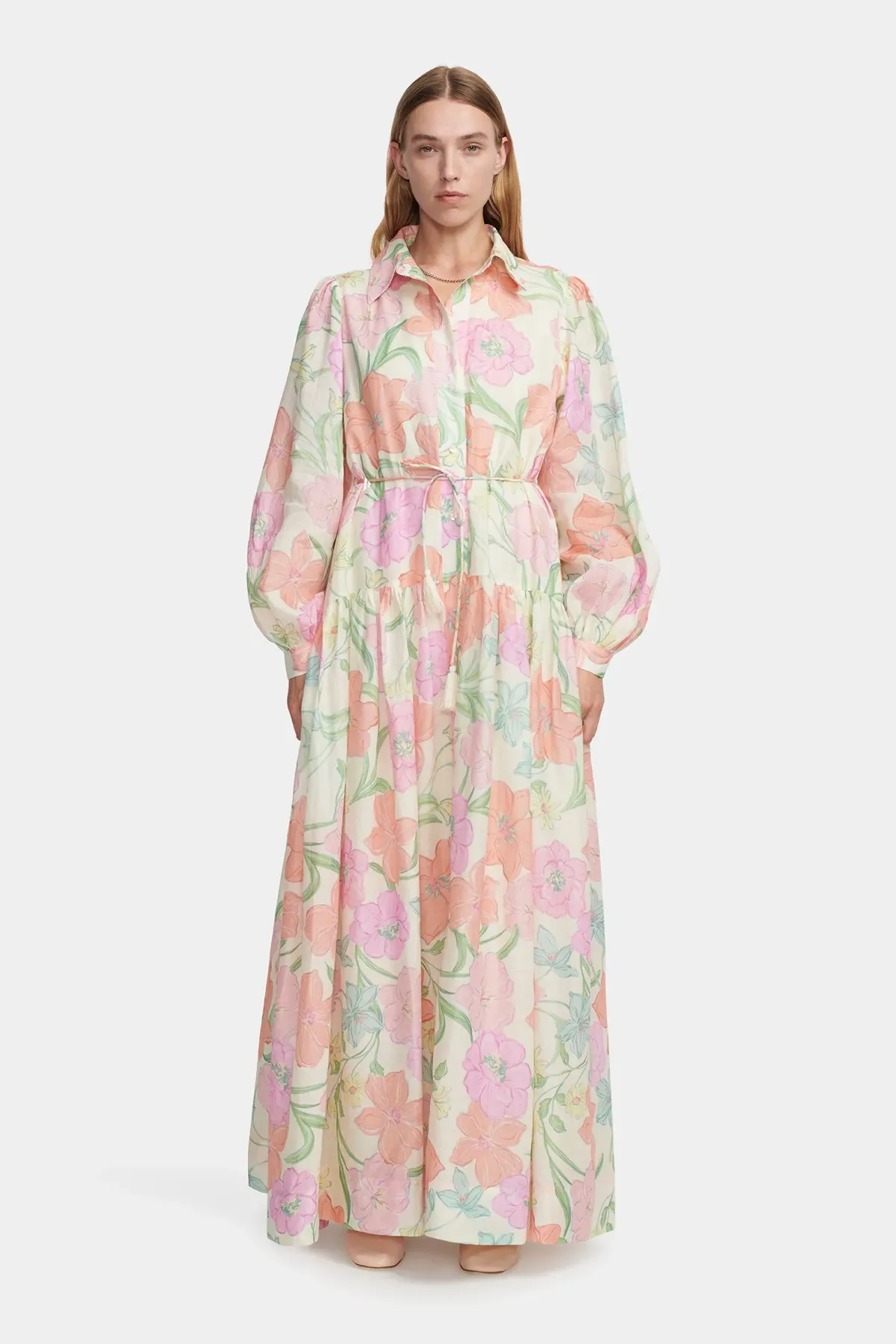 Hansen And Gretel Delia Shirt Dress Flower Market Floral Size 12 - Image 1