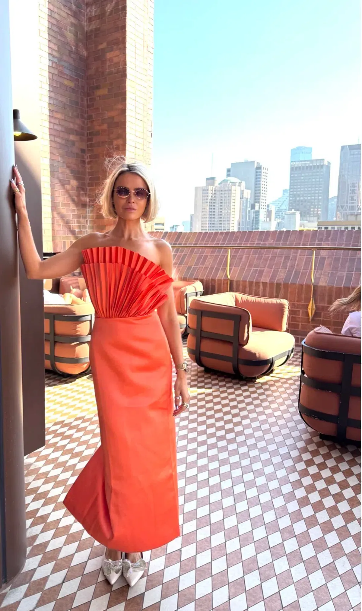 JUSTIN TONG RORY GOWN SIZE 10 - Image 2