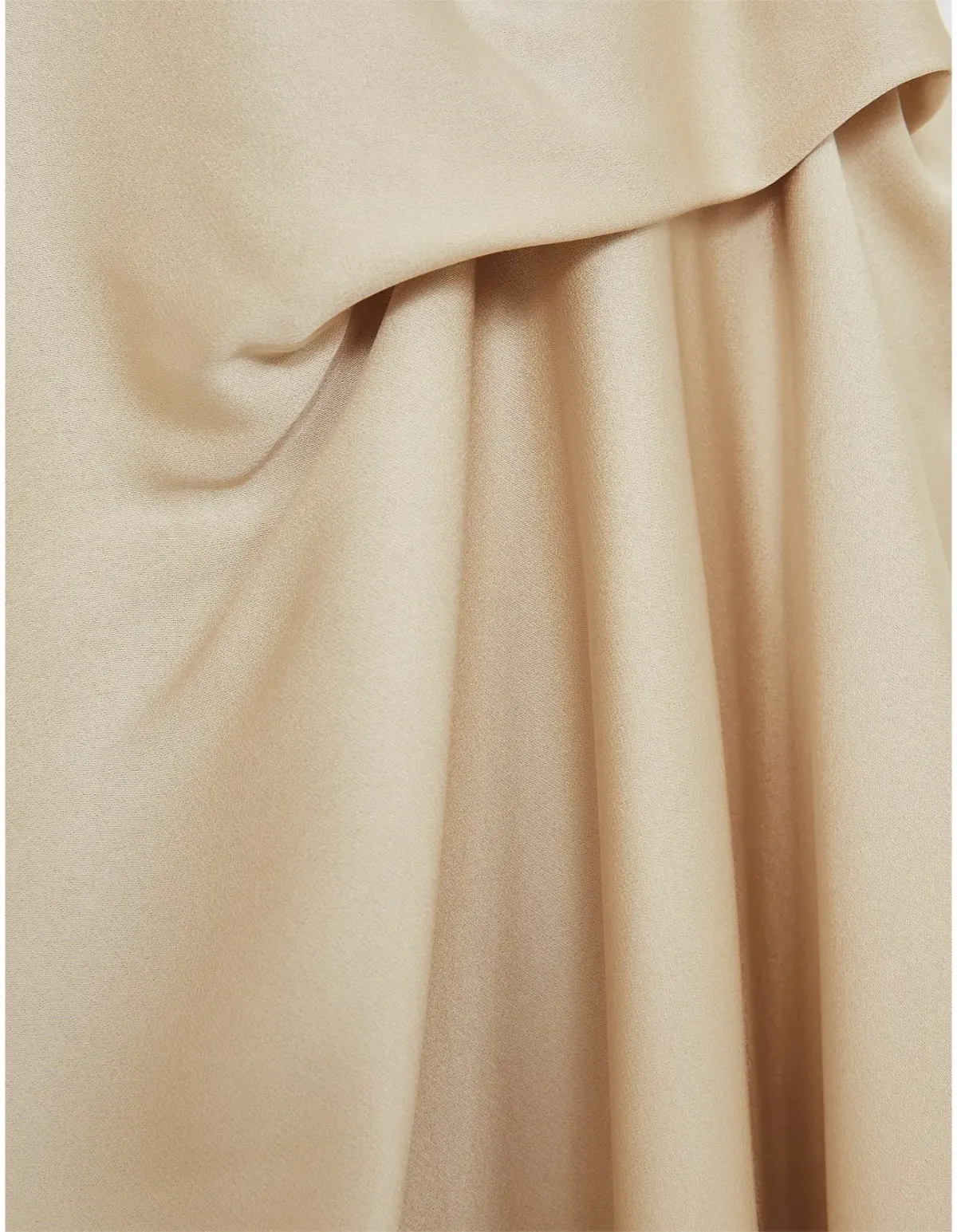 Reiss Michelle Drape Occasion Midi Dress Nude Size 14 - Image 5