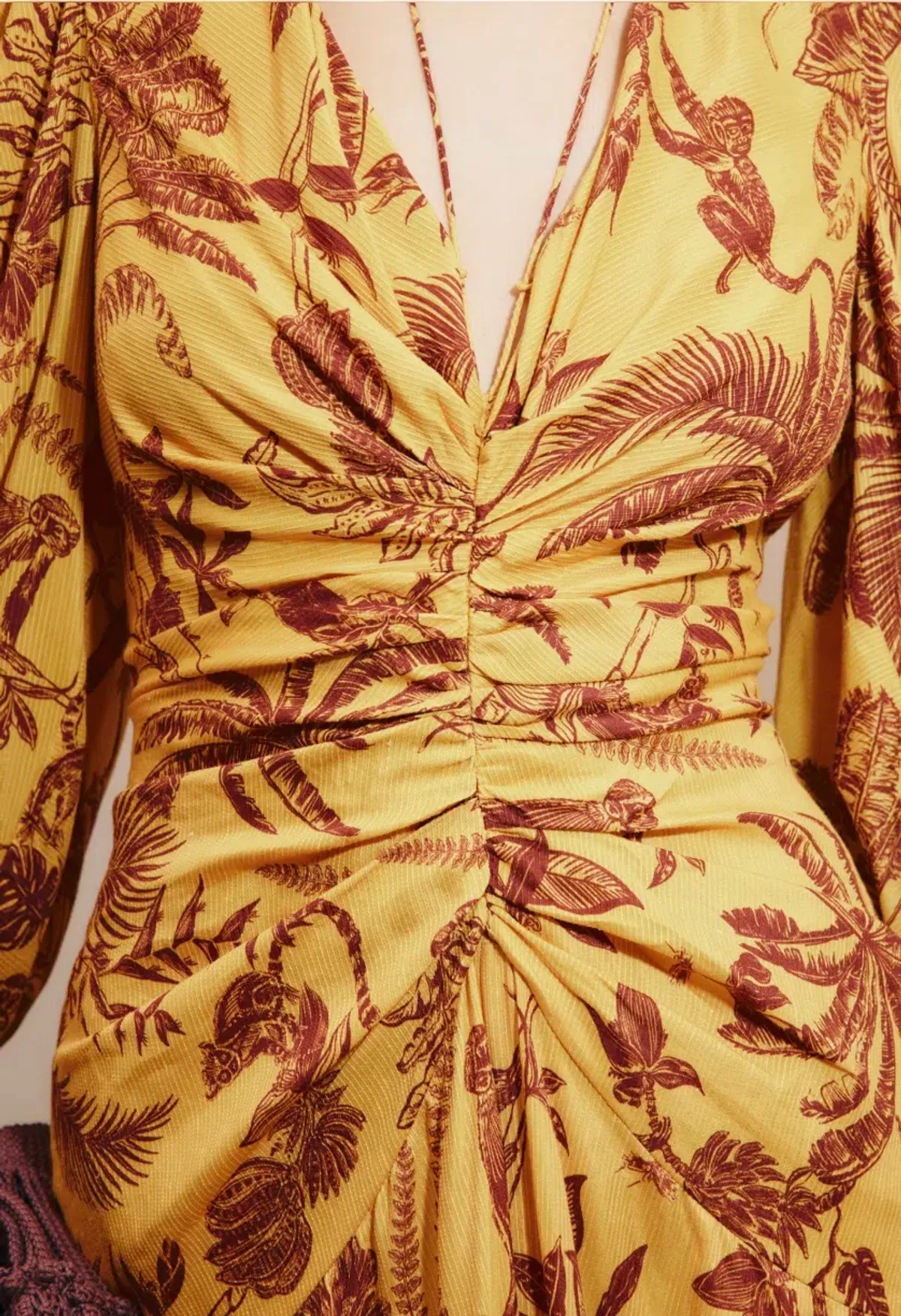 Alémais Banana Blossom Gown Size 16 - Image 9
