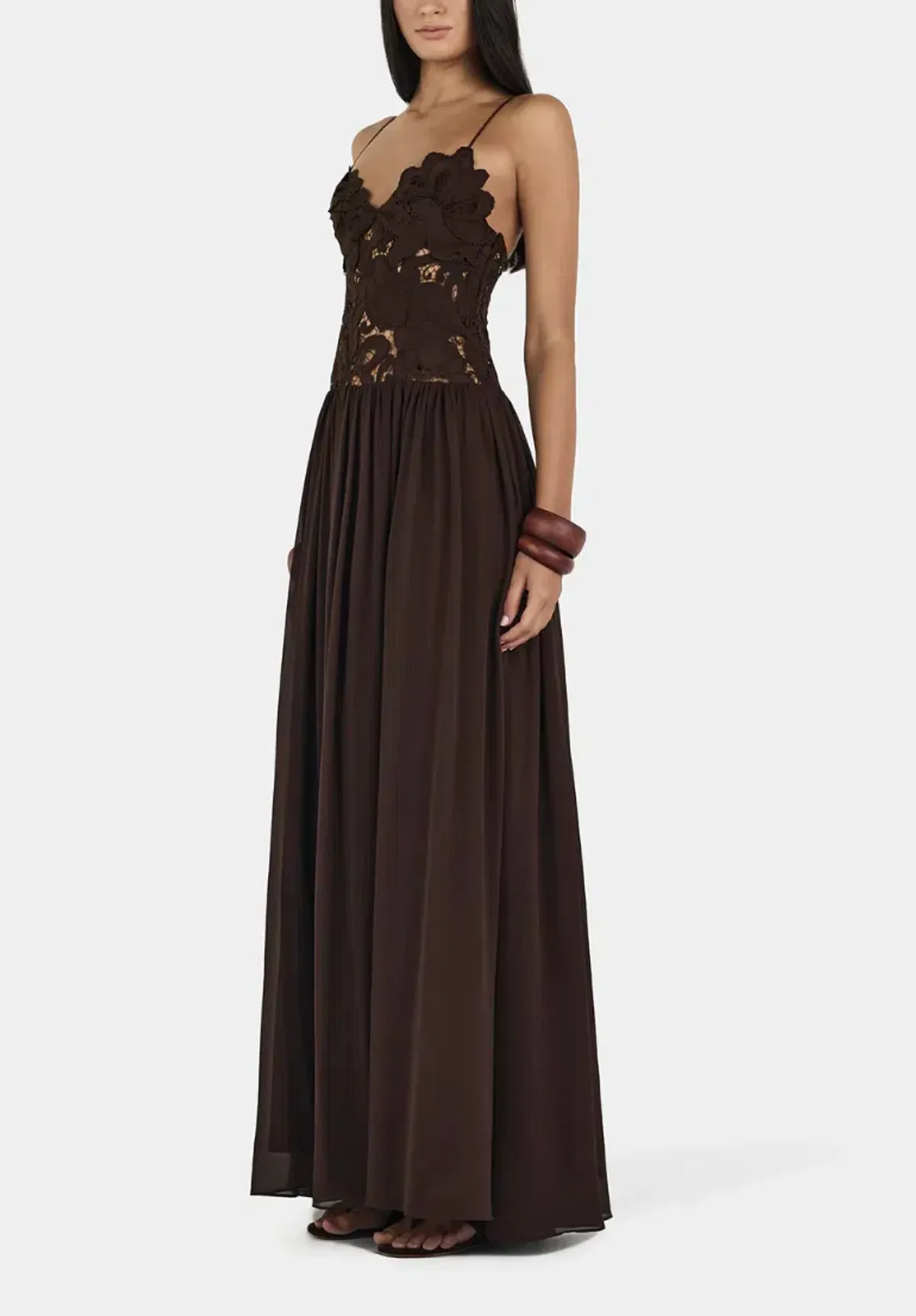 Hansen and Gretel Stephanie Maxi Dress in Cedar size 6 - Image 3