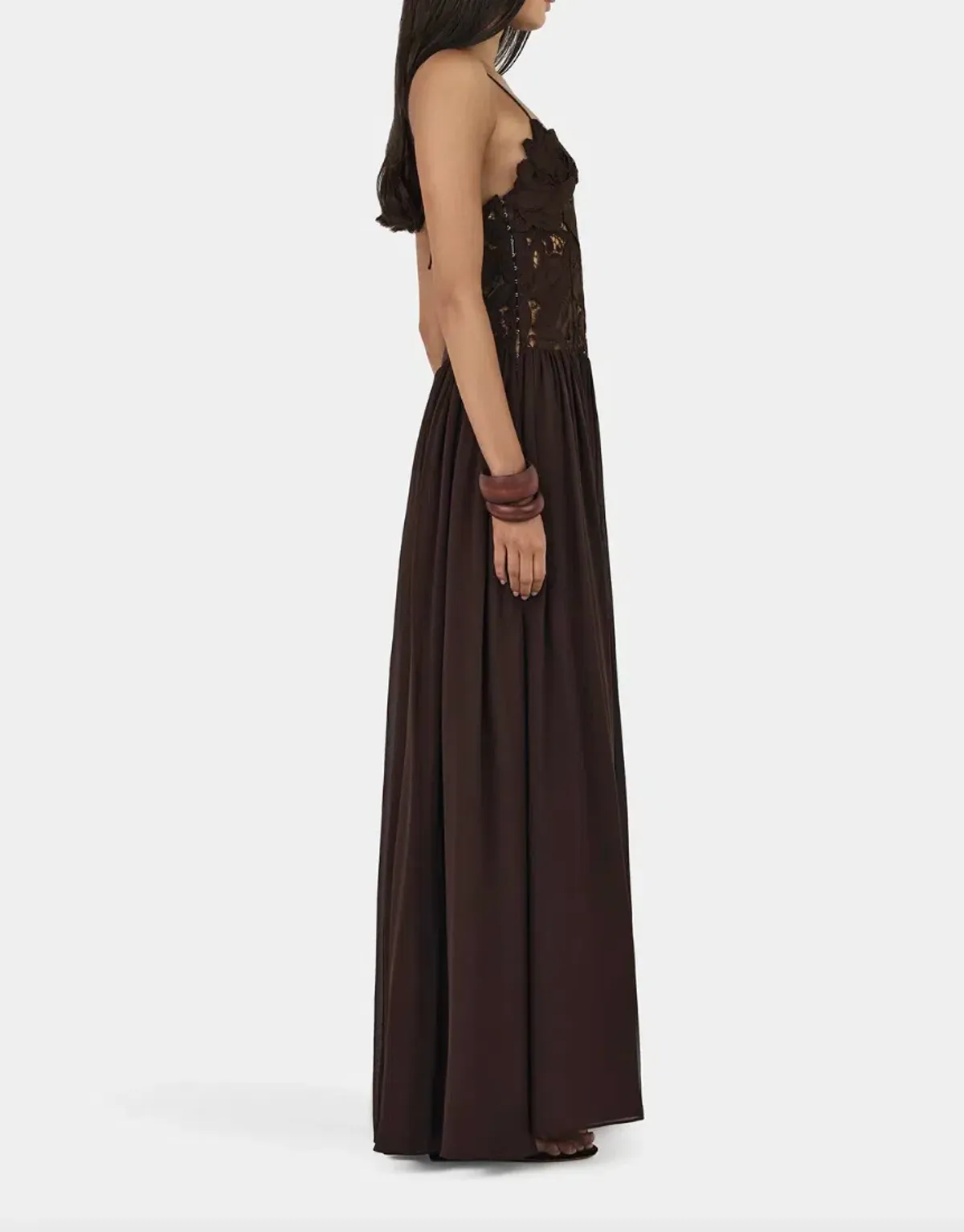 Hansen and Gretel Stephanie Maxi Dress in Cedar size 6 - Image 4