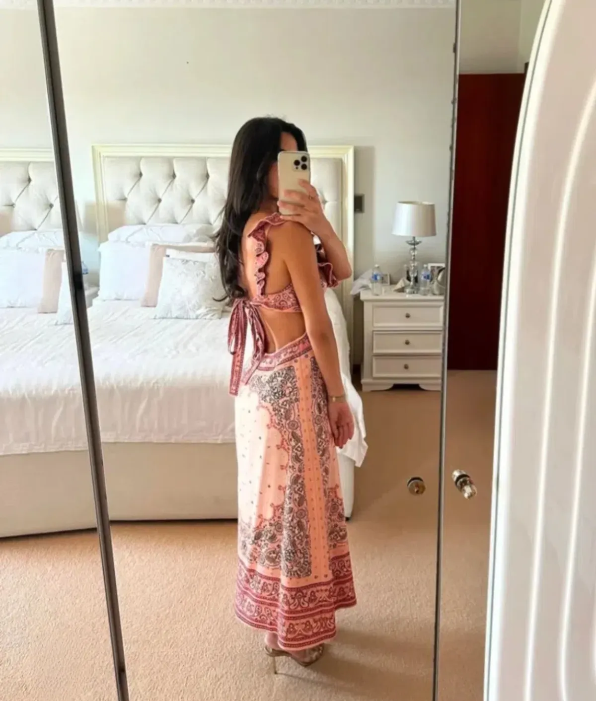 Zimmermann Matchmaker Frill Midi Dress Size 4 AU 16 - Image 2