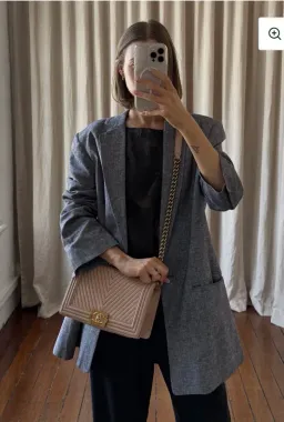 CHANEL LAMBSKIN MEDIUM BOY BAG HANDBAG for rent on The Volte - image 6