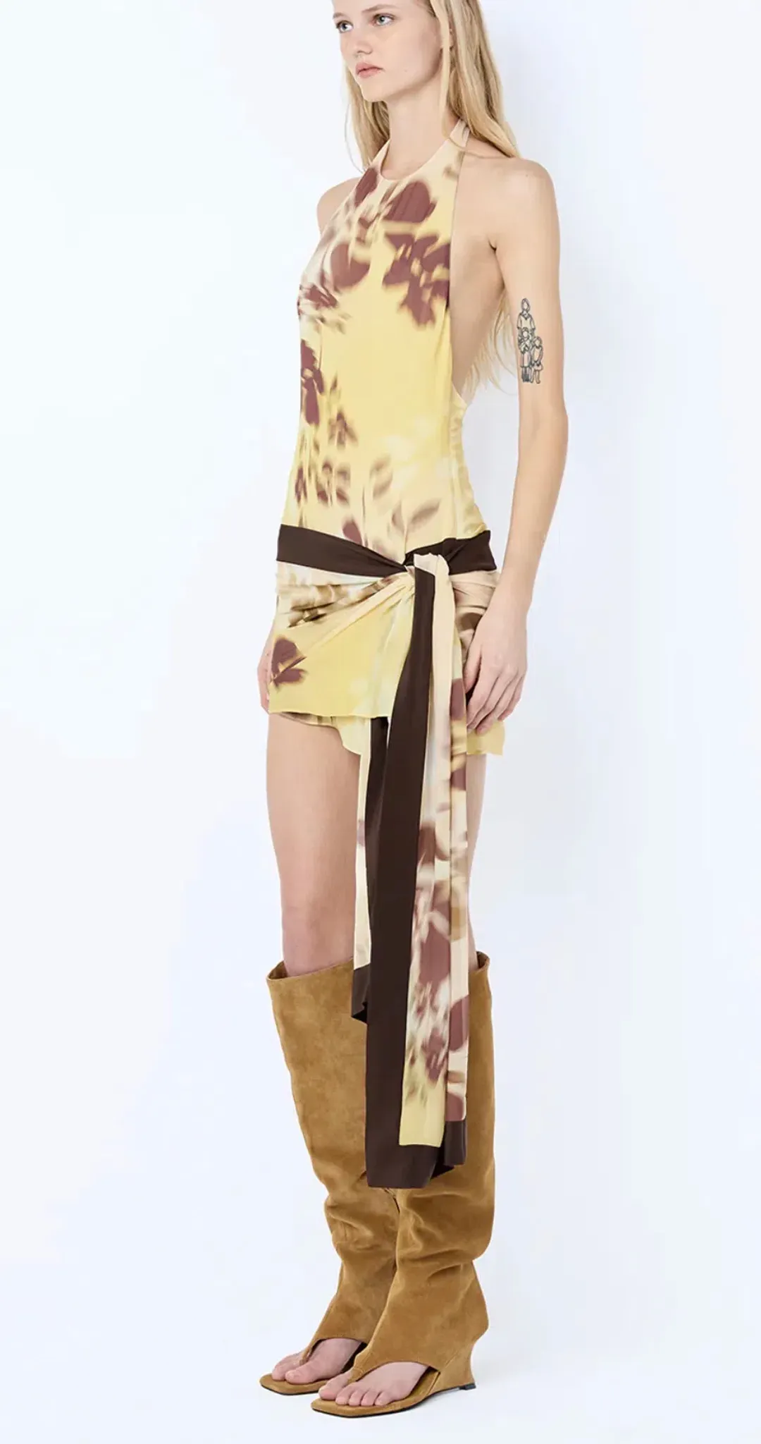 Bec and Bridge Blaise Halter Mini Dress for rent on The Volte - main image