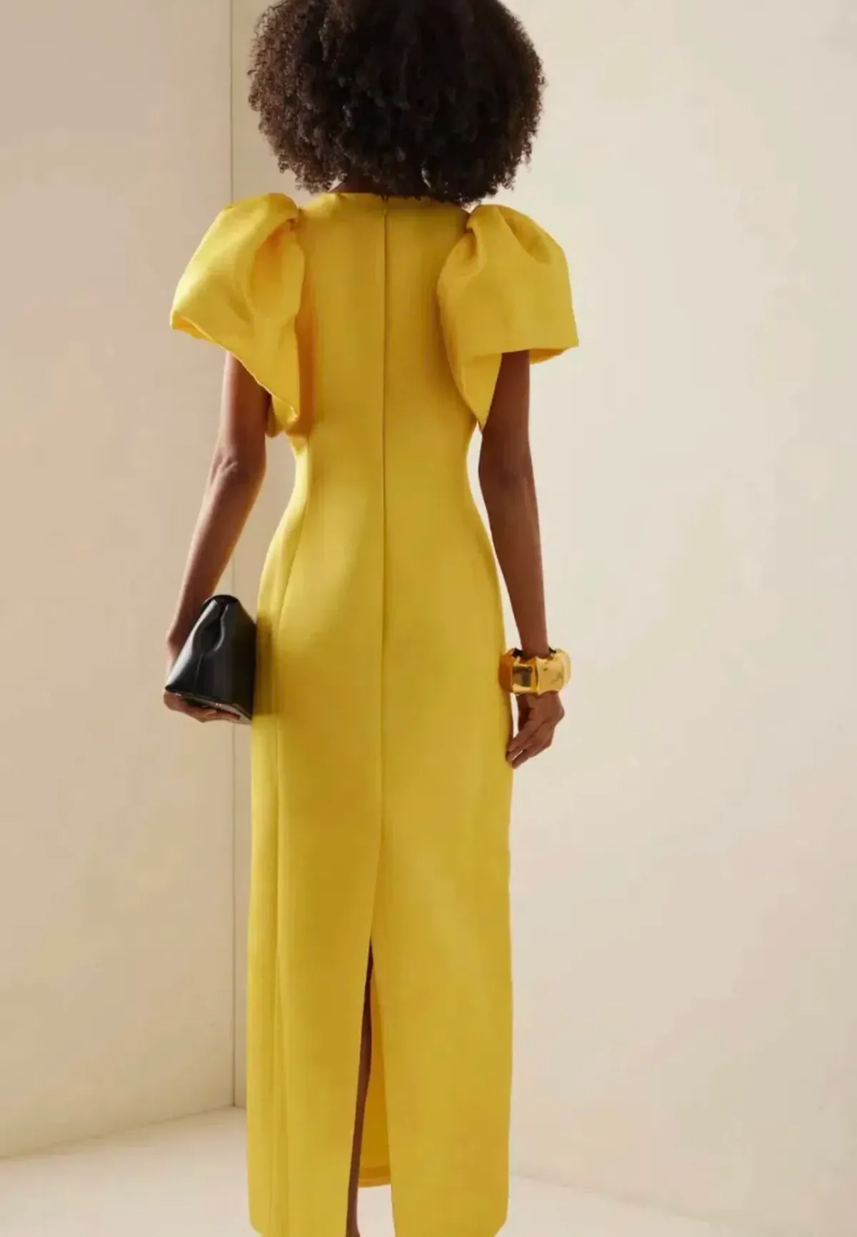 LEO LIN LUCINDA MAXI DRESS BOUQUET YELLOW SIZE 12 - Image 3