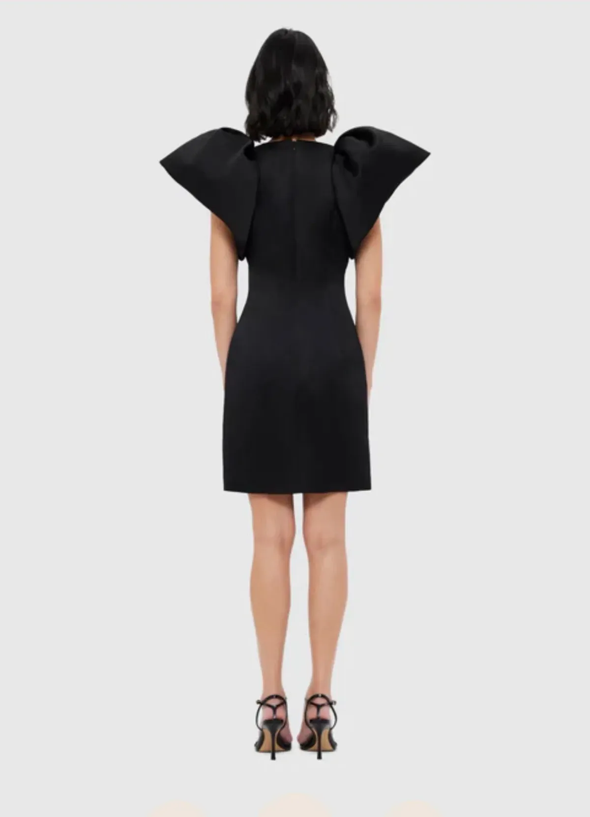 LEO LIN DAYNA MINI DRESS - EBONY- Size 12 - Image 2
