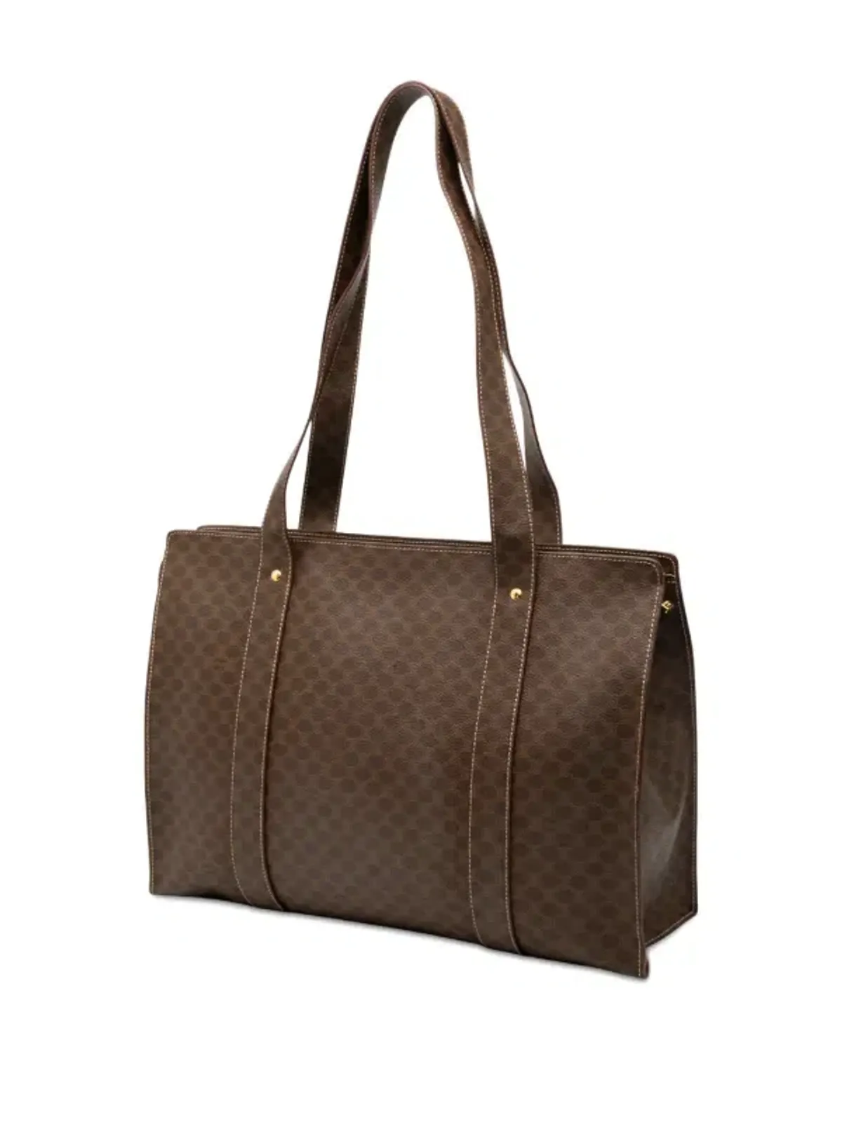 Celine Macadam Coated Canvas Tote Bag Handbag - Image 3