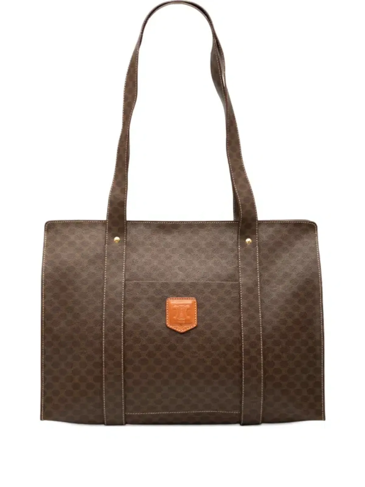 Celine Macadam Coated Canvas Tote Bag Handbag - Image 1