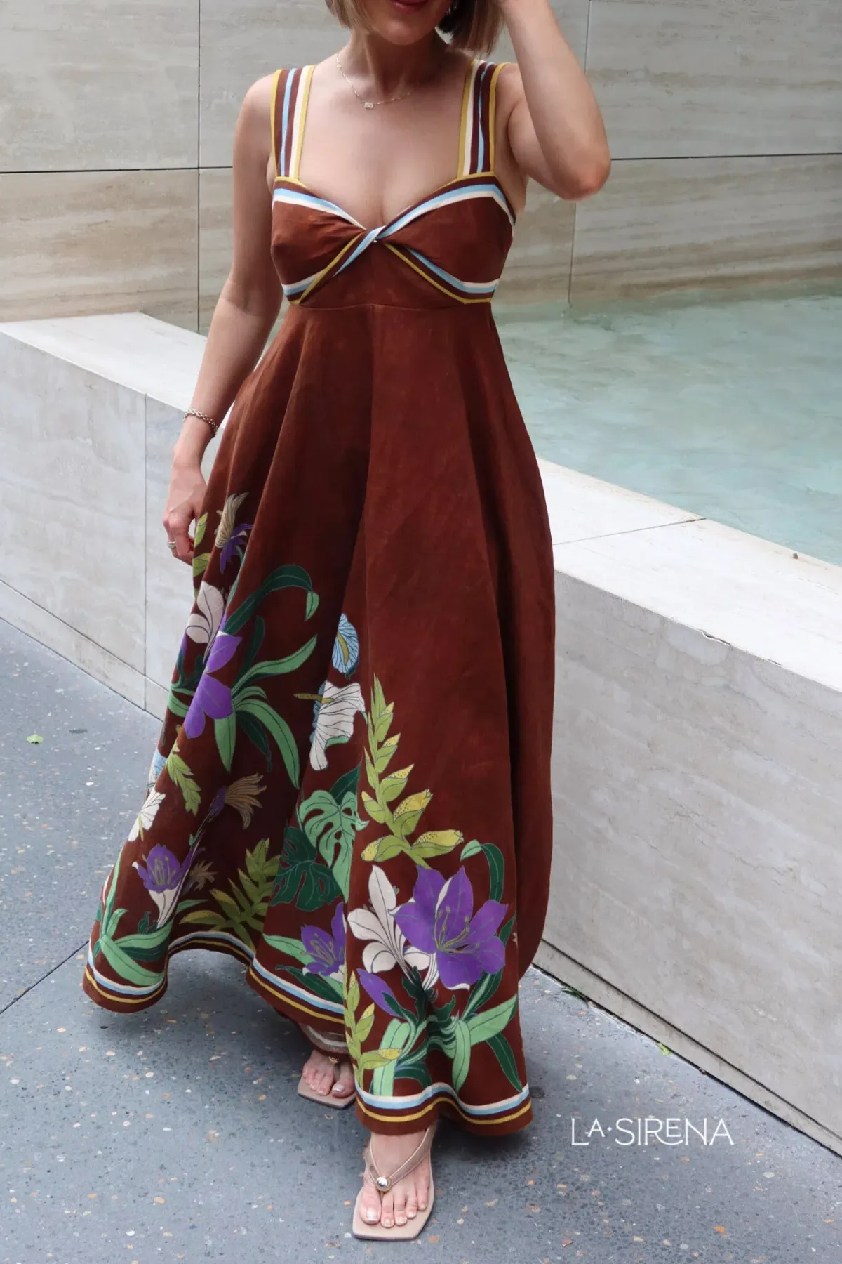 Alemais Alfie Twist Midi Dress Size 12 - Image 1