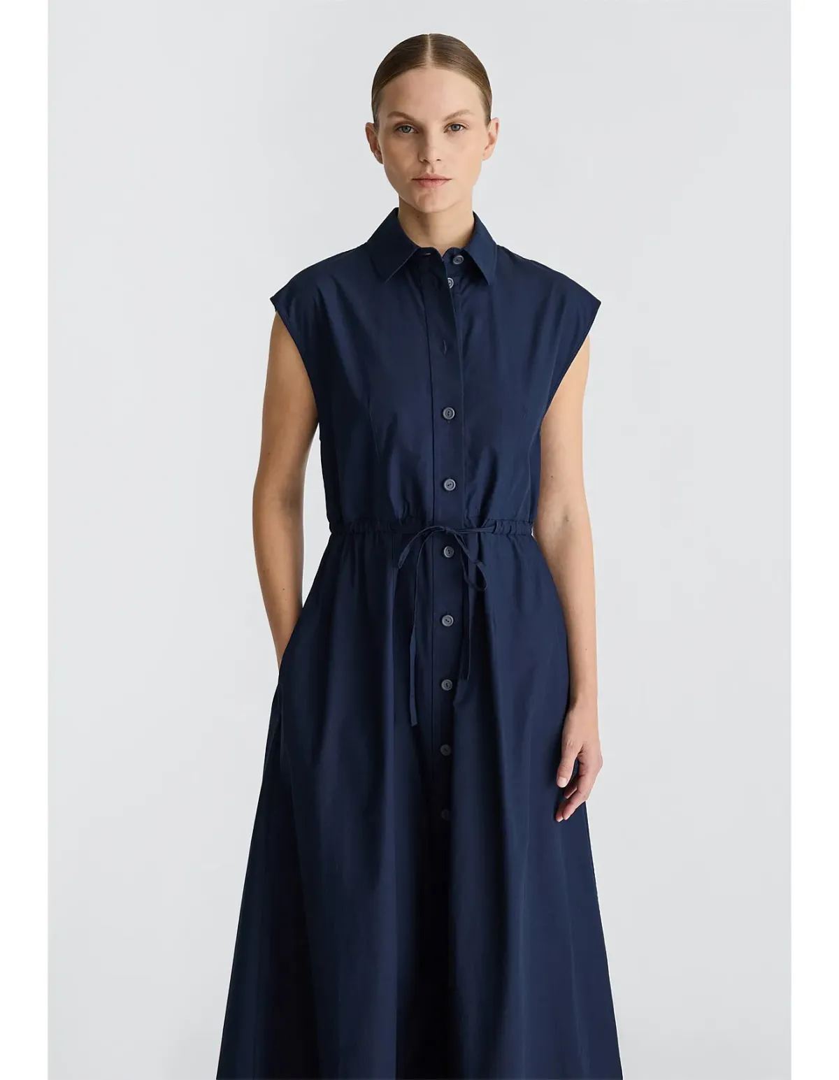 Jac Jack Pitch Dress Navy Size 12 - Image 4