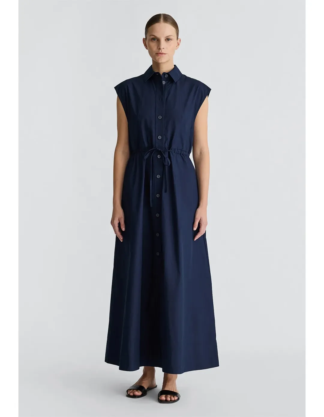 Jac Jack Pitch Dress Navy Size 12 for rent on The Volte - main image