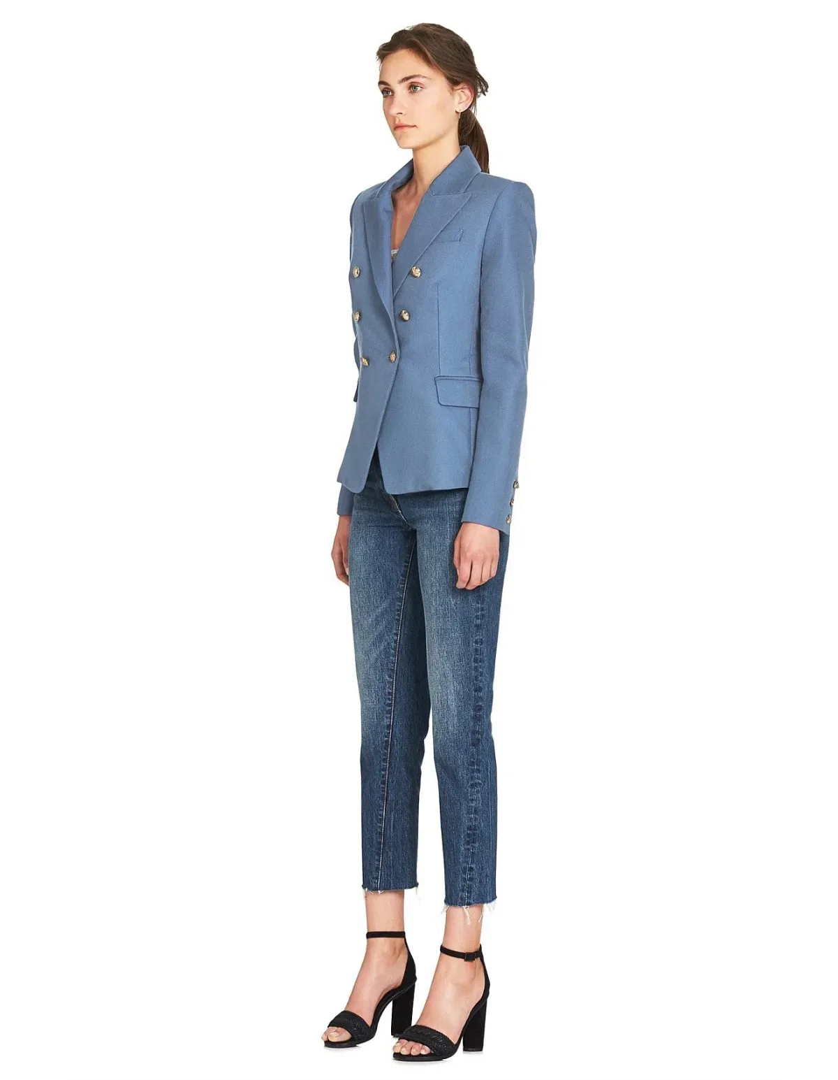 Camilla And Marc C&M Dimmer Blazer In Dove Blue | Size AU 12 - Image 5