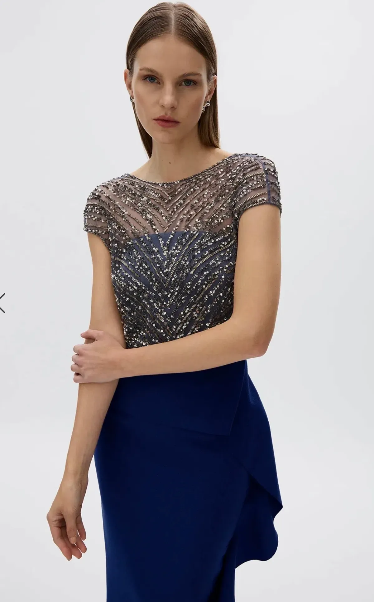 Rachel Gilbert Gingette Dress in colour Midnight size 5 - Image 2