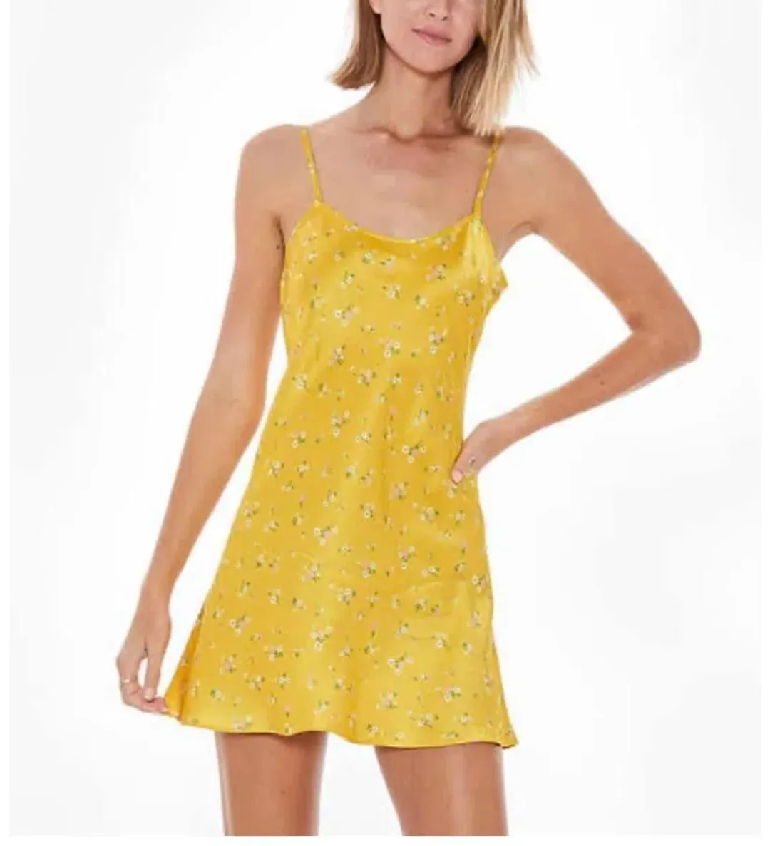 Bec & Bridge Marigold Mini Dress Floral Size 6 for rent on The Volte - main image