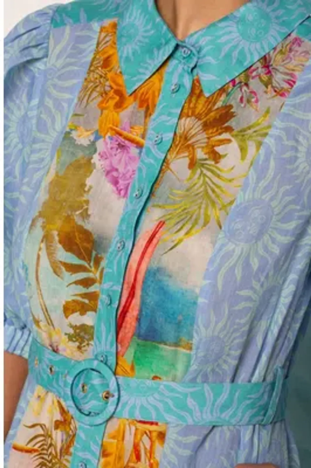 Kachel Hazel maxi multicolour dress size 8 - Image 3