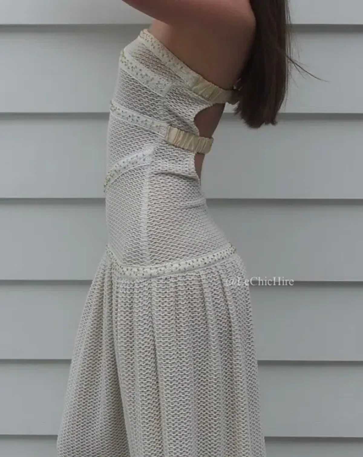 FAIT PAR FOUTCH COLLETTE DRESS | IVORY | SIZE XS (4-8) - Image 2