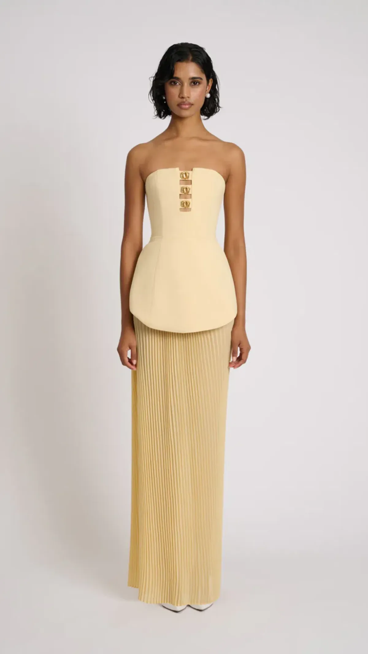 Eliya the Label Leo Dress in Lemon Size S (8) - Image 2