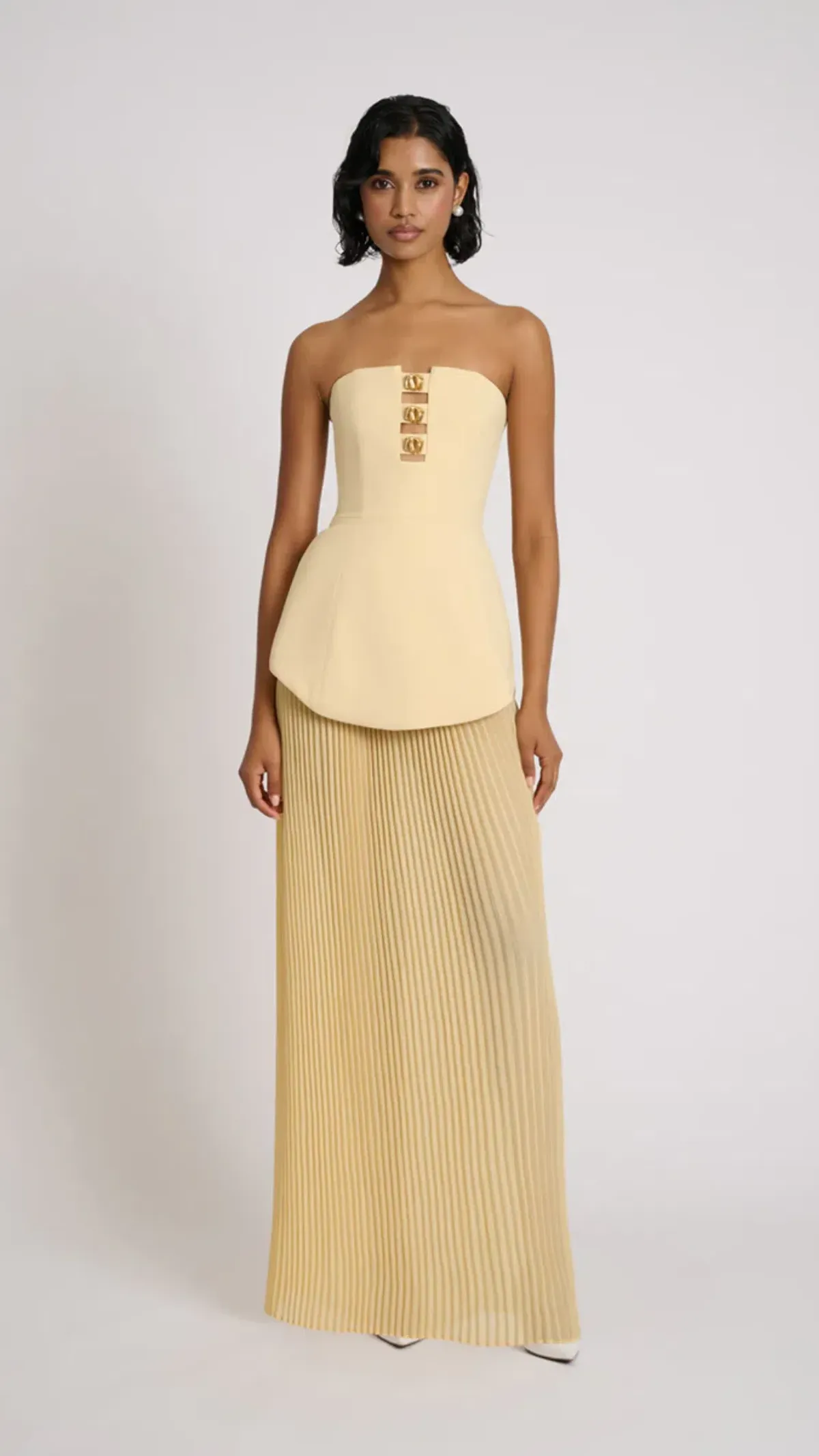 Eliya the Label Leo Dress in Lemon Size S (8) - Image 5