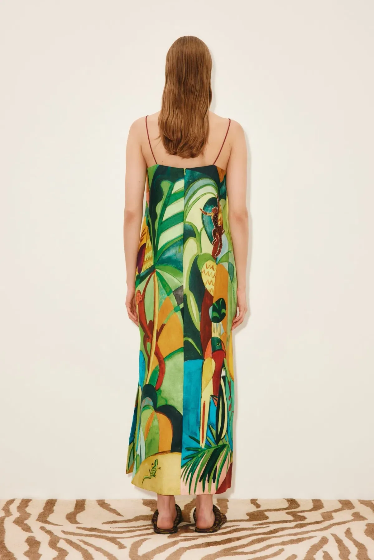 ALEMAIS MOKSHINI EMBELLISHED MIDI DRESS SIZE 10 - Image 2