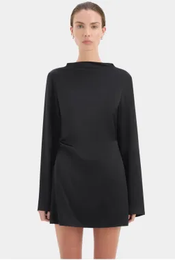 Sir The Label Yasmine Mini Dress Black size 1 for rent on The Volte - image 2