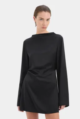 Sir The Label Yasmine Mini Dress Black size 1 for rent on The Volte - image 1