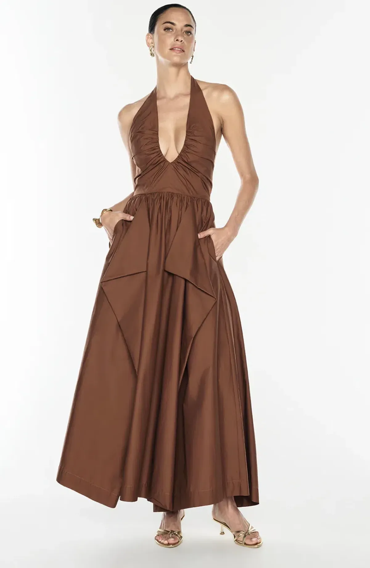 Provence Halter Dress Size 10 - Image 2