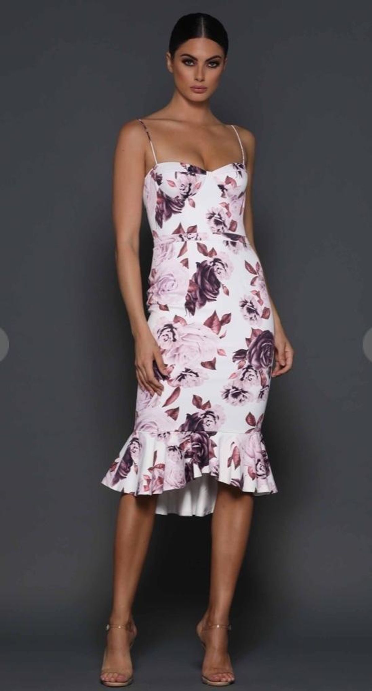 Elle Zeitoune Camelia Floral Dress Size 10 - Image 1