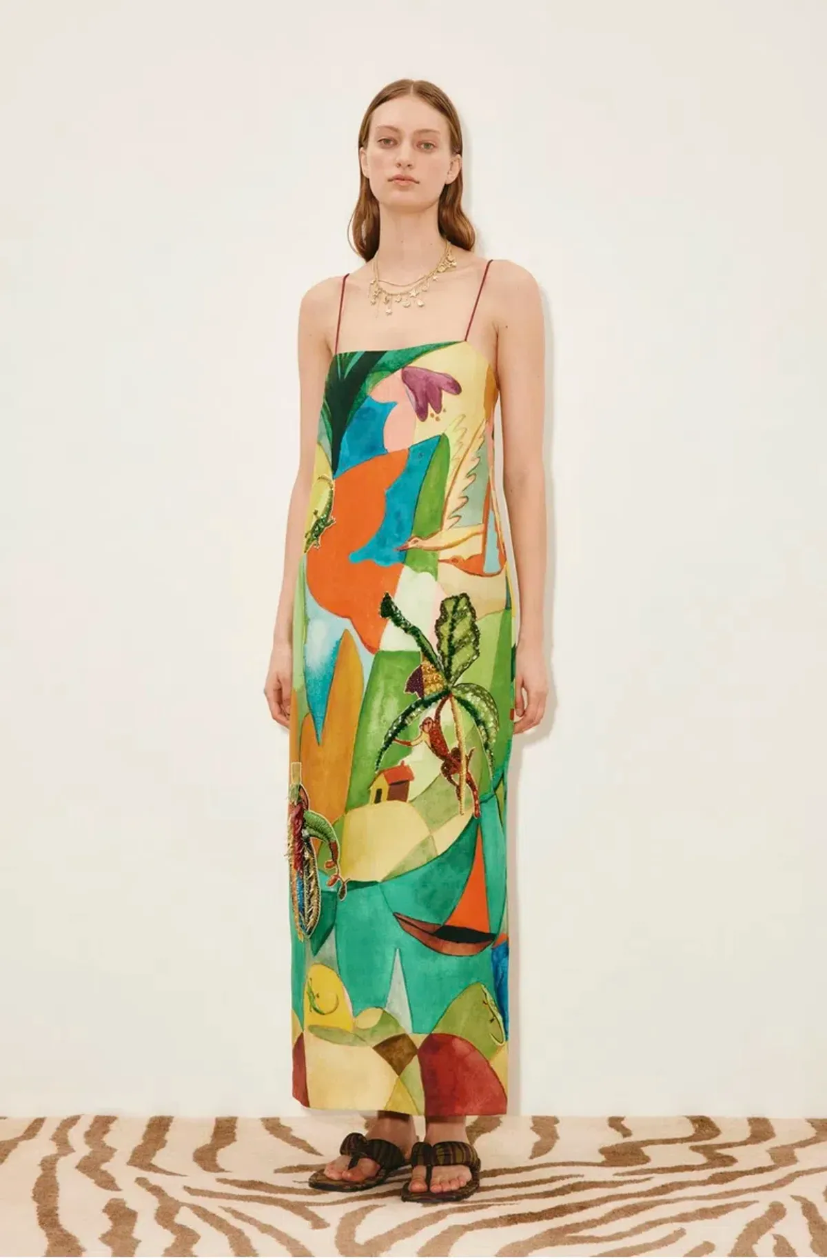 Alémais Mokshini Embellished Midi Dress Size 16 - Image 2