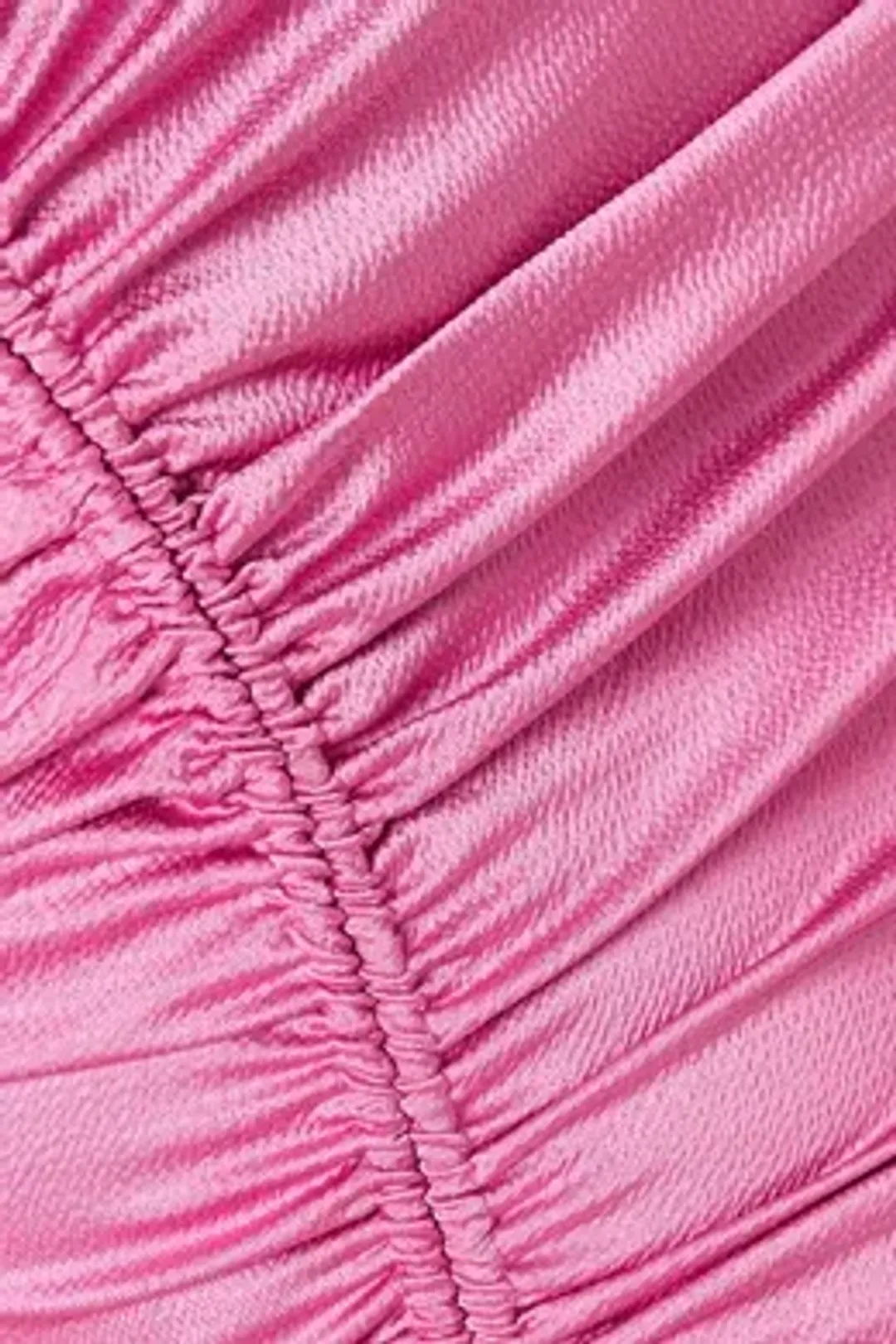 elle zeitoune Sierra Asymmetric Midi Dress In Pink | Size AU 12 for rent on The Volte - main image