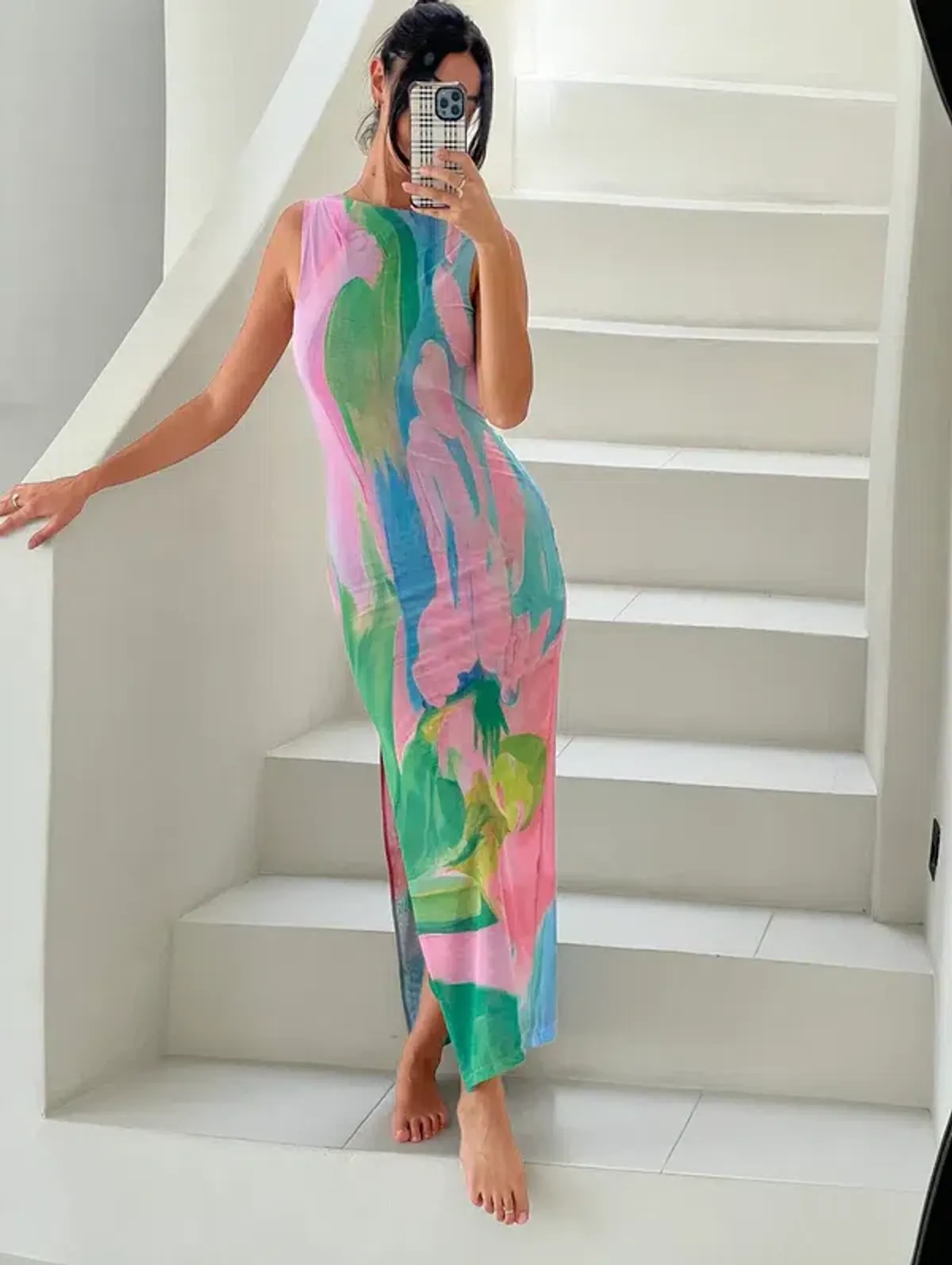 She is Olla - Luelle Midi Dress in Gaia - Image 5