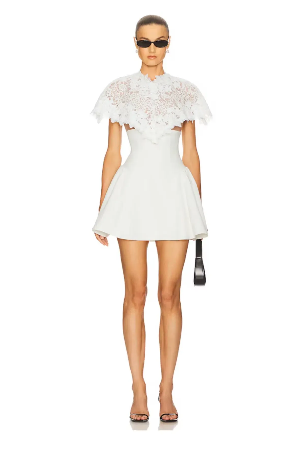 Helsa The Mademoiselle Mini dress white size 6 - Image 1