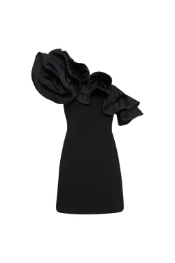 Rebecca Vallance - Eva One Shoulder Mini Dress for rent on The Volte - image 4